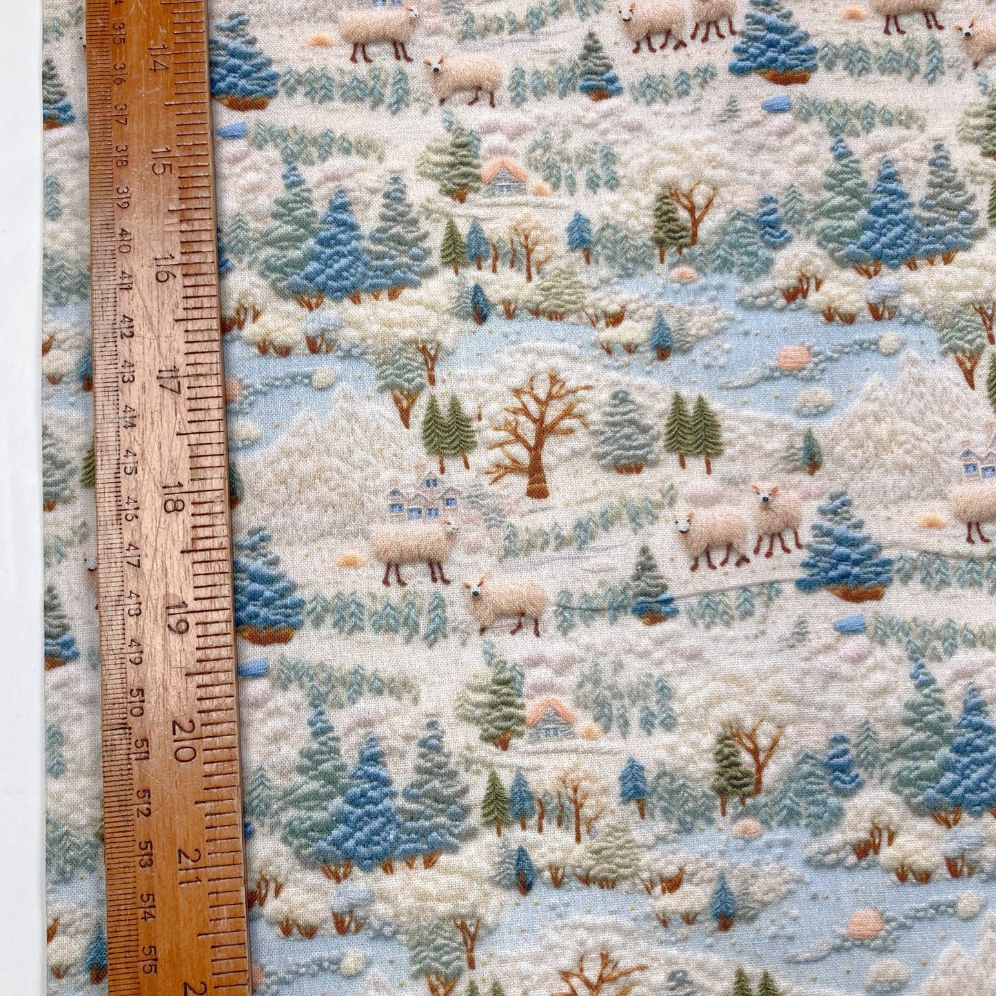 Fabric Freedom Quilting Cotton 'Sheep' 3D