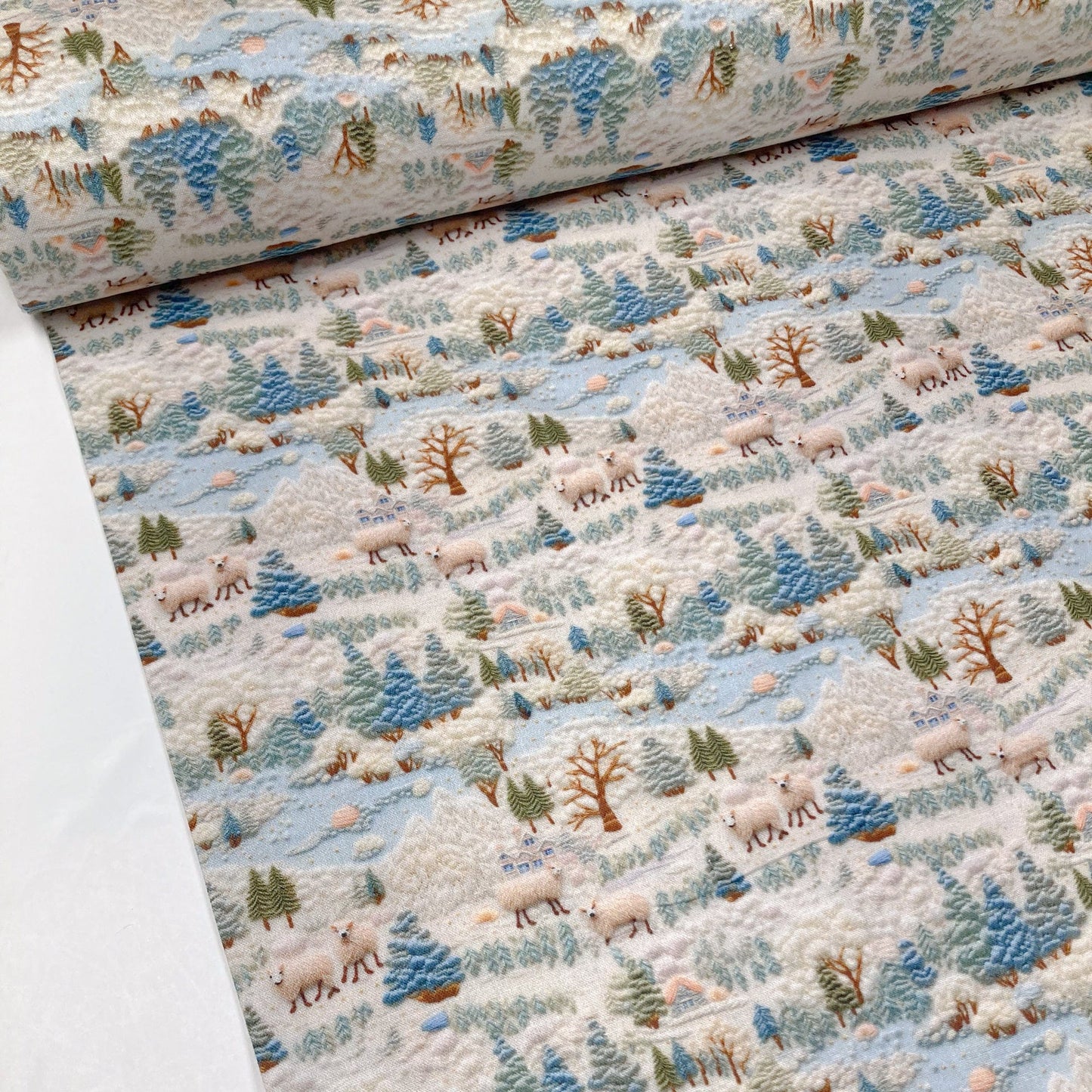 Fabric Freedom Quilting Cotton 'Sheep' 3D