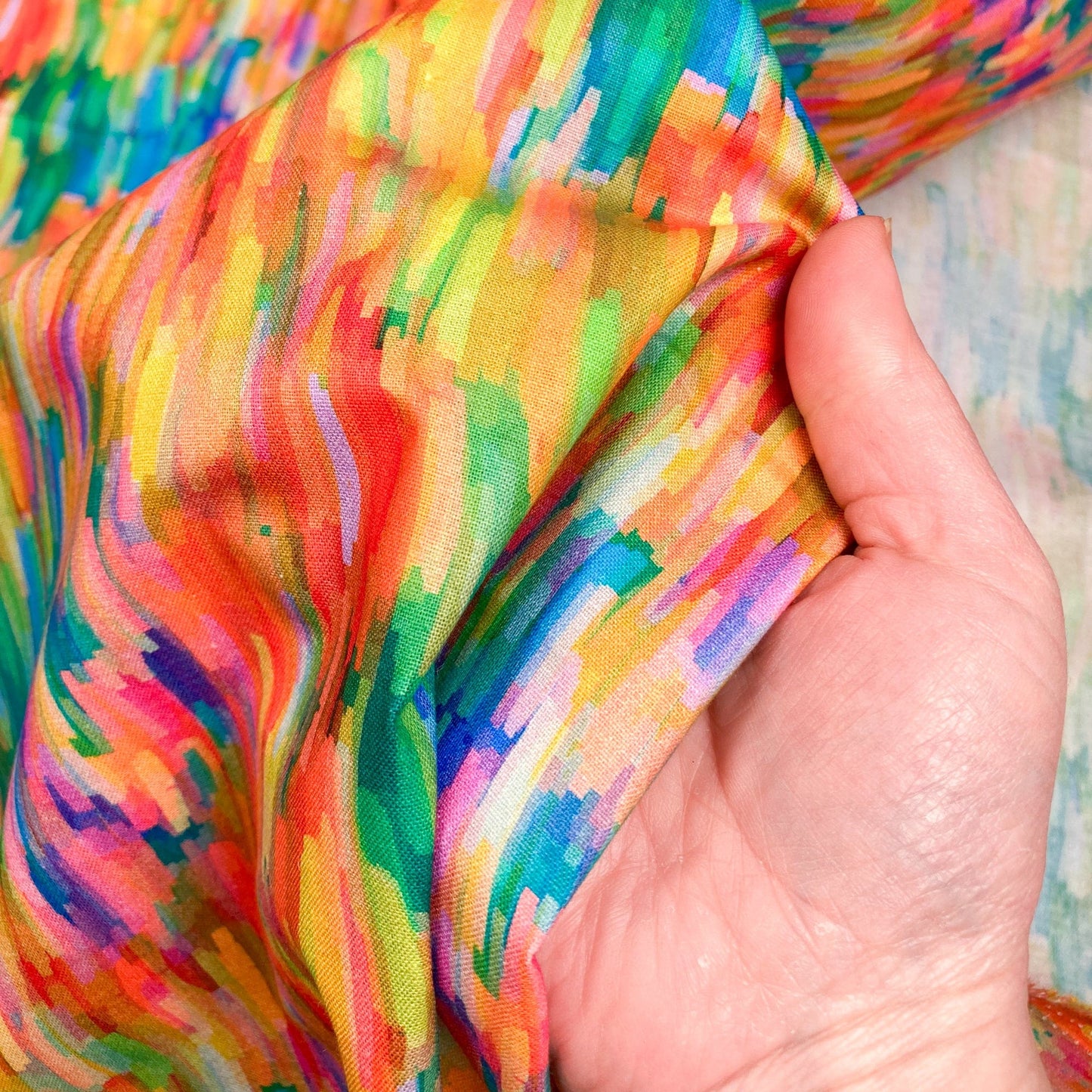 Fabric Freedom Quilting Cotton 'Marker Waves'