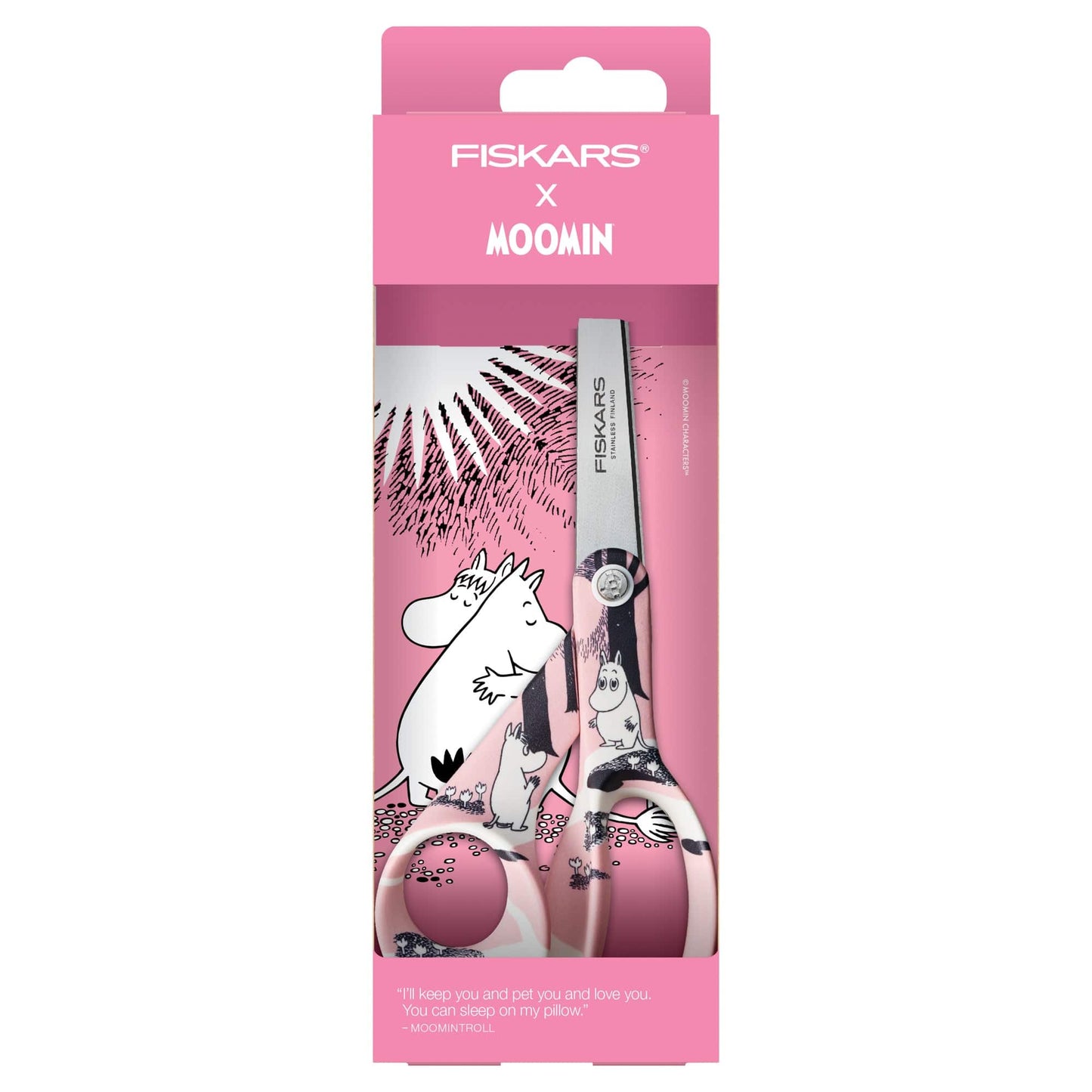 Fiskars X Moomin: General Purpose Scissors 21cm 'Love'
