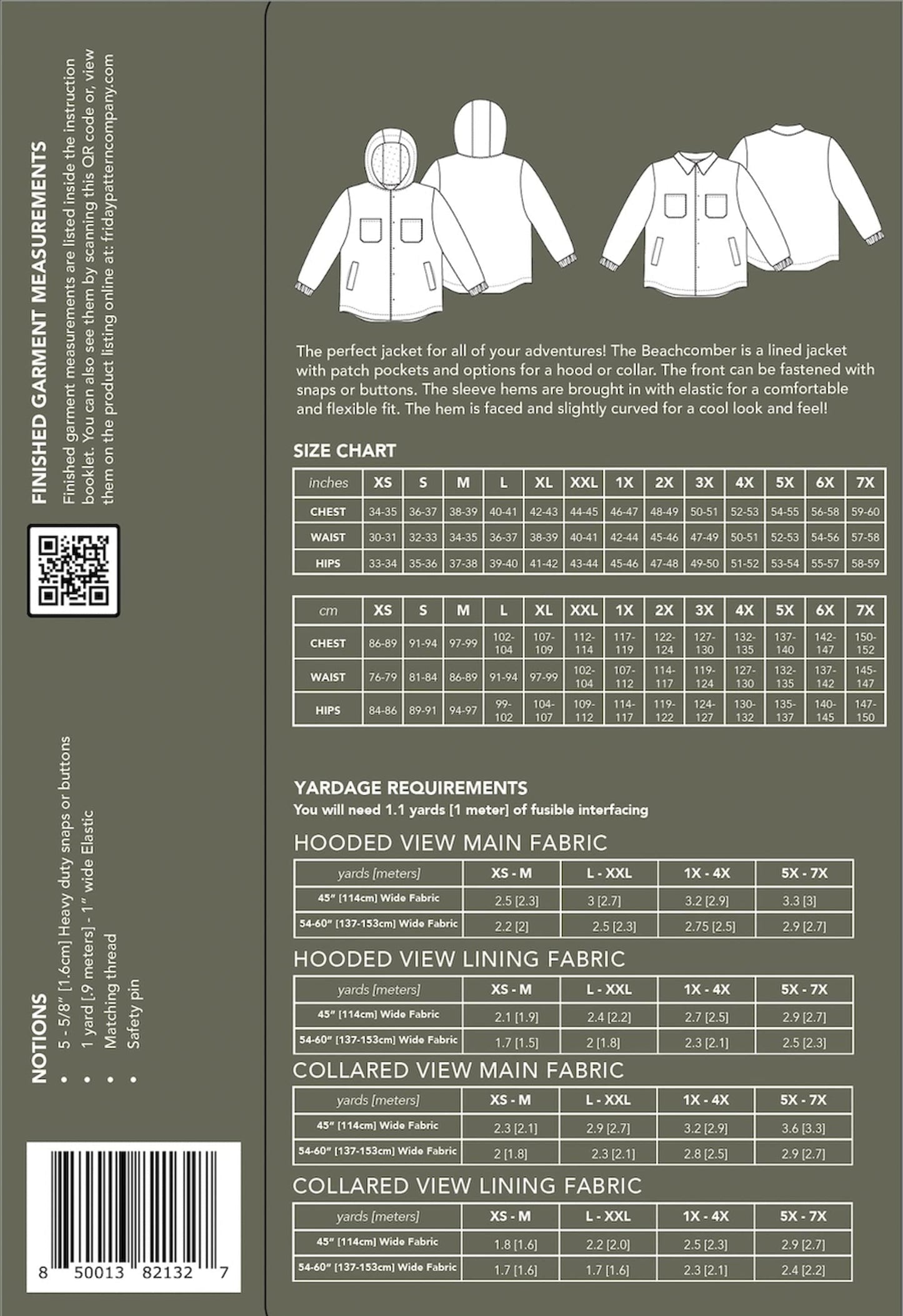 Friday Pattern Company: The Beachcomber Jacket