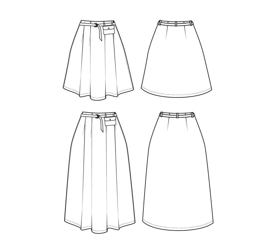 Friday Pattern Company: The Bernadette Skirt