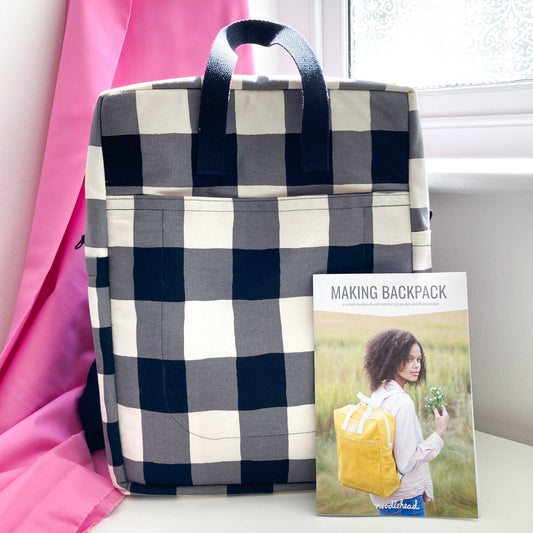 Materials Kit for Noodlehead 'Plaid of My Dreams' Making Backpack