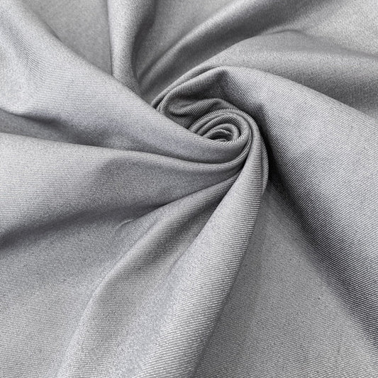 50cm Piece Grey Stretch Denim