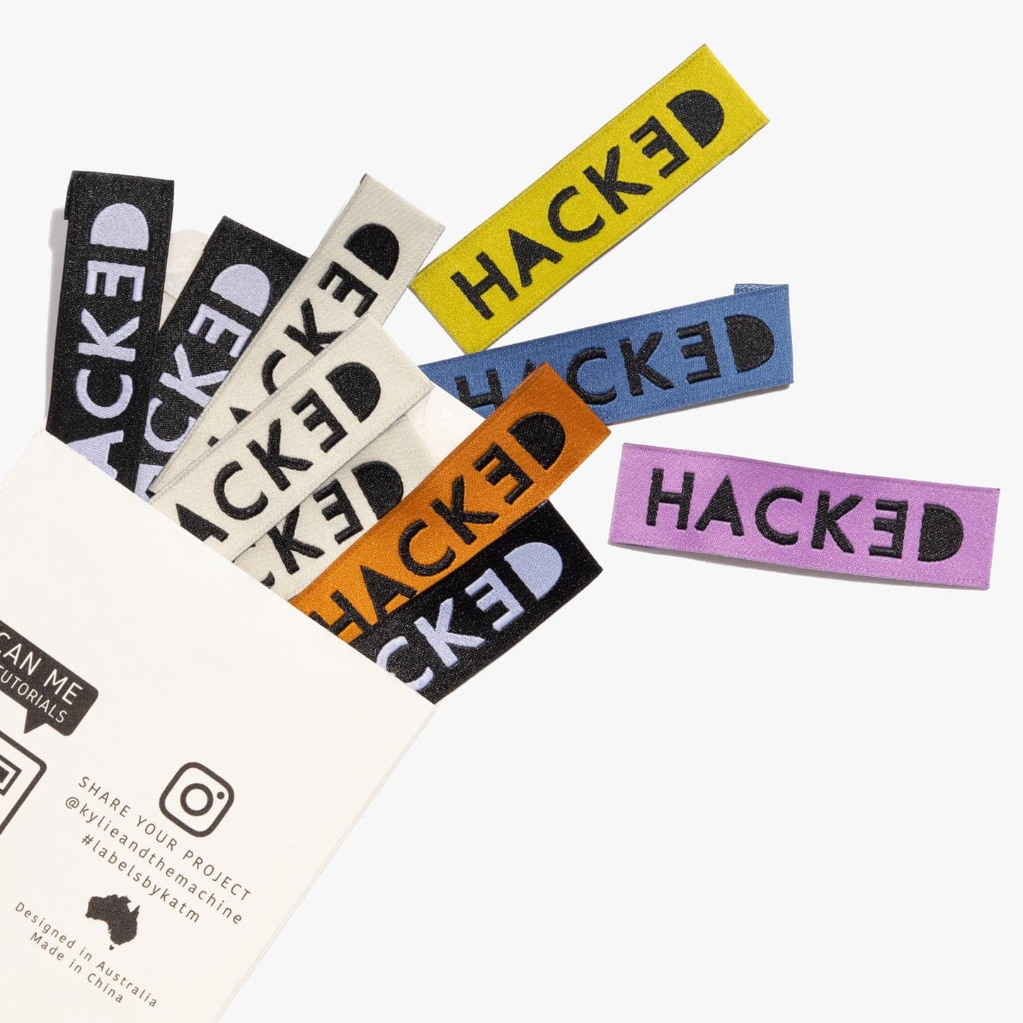 Kylie and the Machine Sewing Labels: 'Hacked'