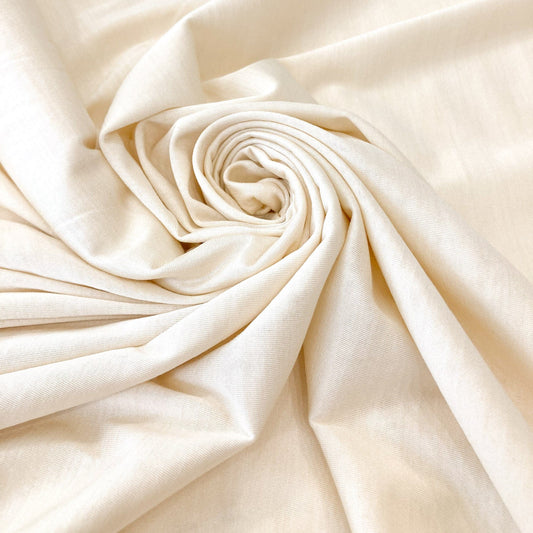 Italian Silk Jersey in Cream