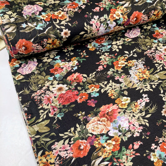Viscose Crepe Jersey 'Floral Fantasy'
