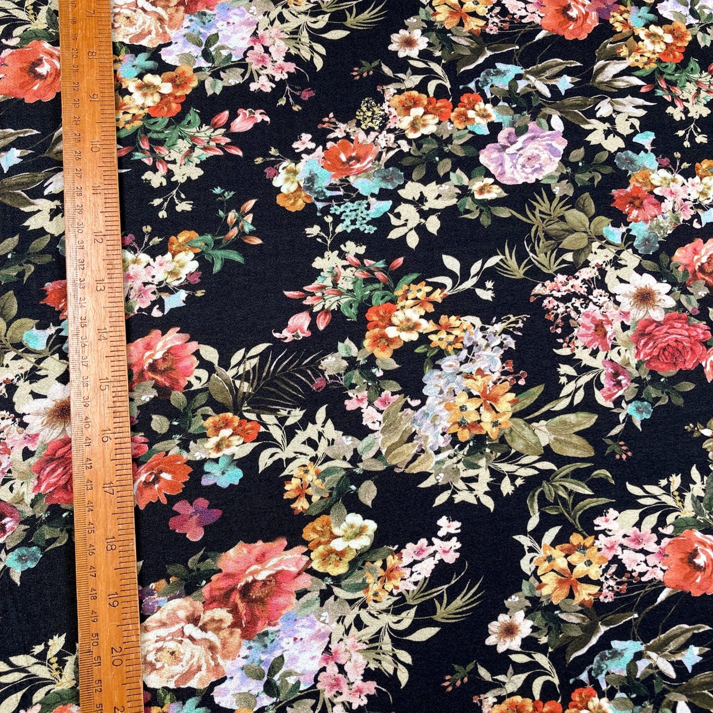 Viscose Crepe Jersey 'Floral Fantasy'