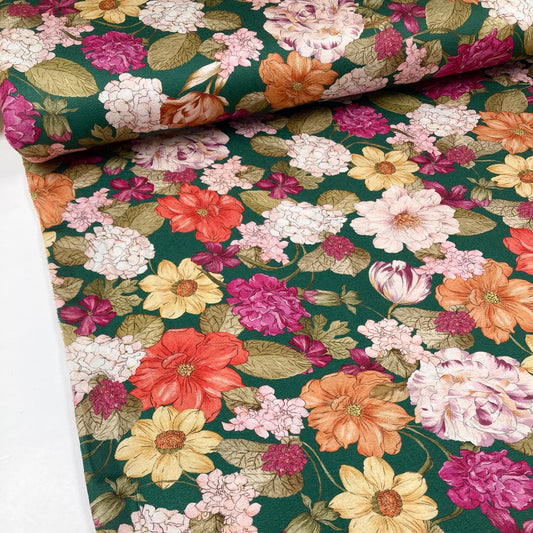 Viscose Crepe Jersey 'In the Garden'