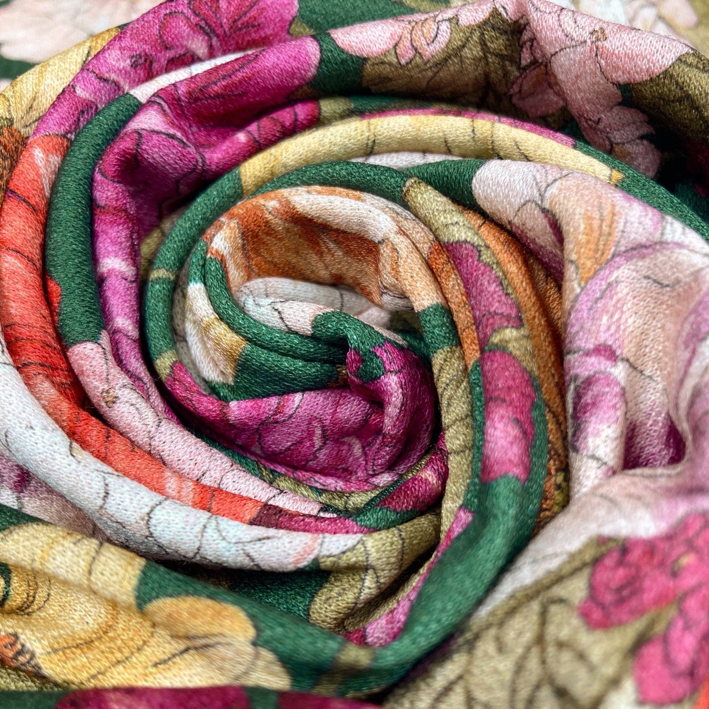Viscose Crepe Jersey 'In the Garden'