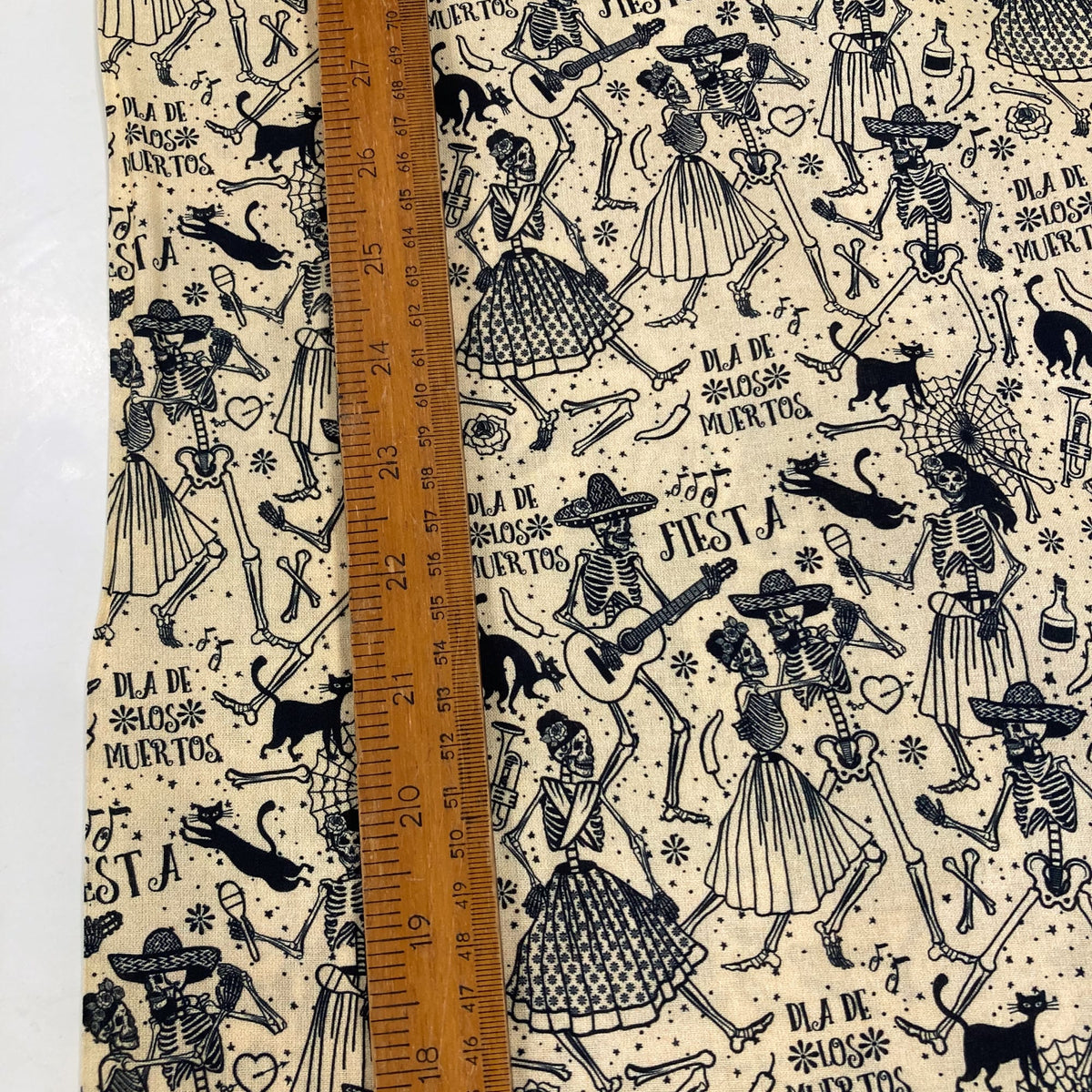 Little Johnny Quilting Cotton 'Day of the Dead Fiesta'