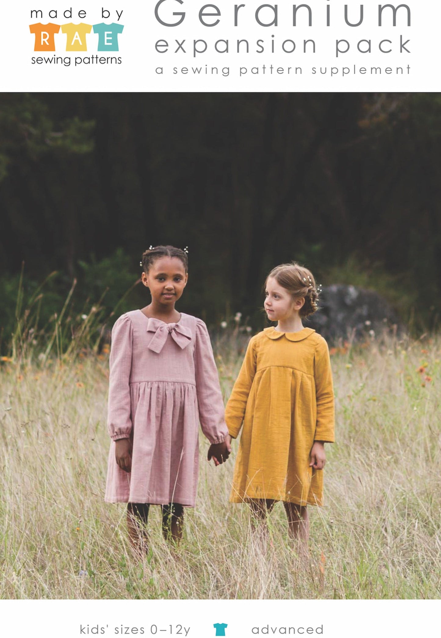 Made by Rae: Geranium Children's Dress/Expansion Pack