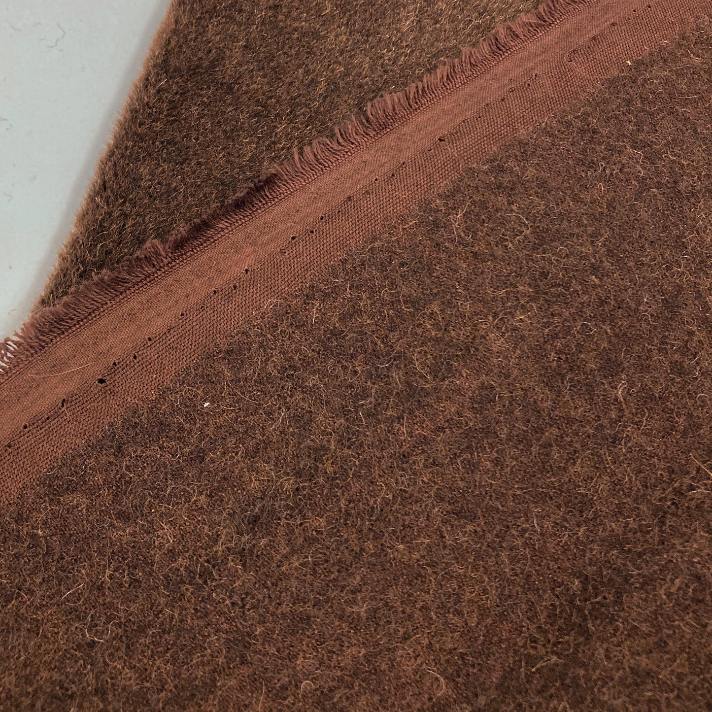 Soft Faux Fur Fabric In Chocolate Brown
