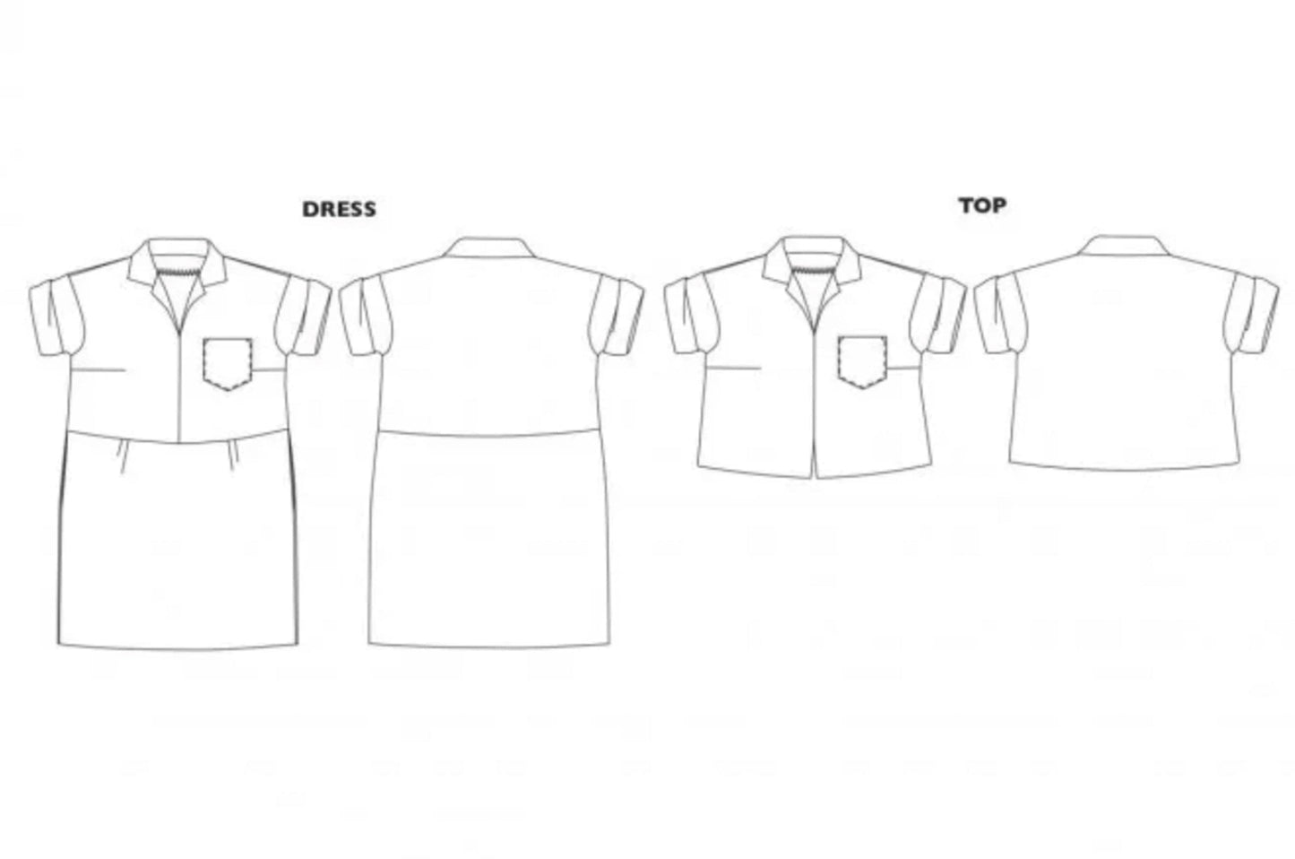 Merchant & Mills Sewing Pattern: Factory Dress & Shirt
