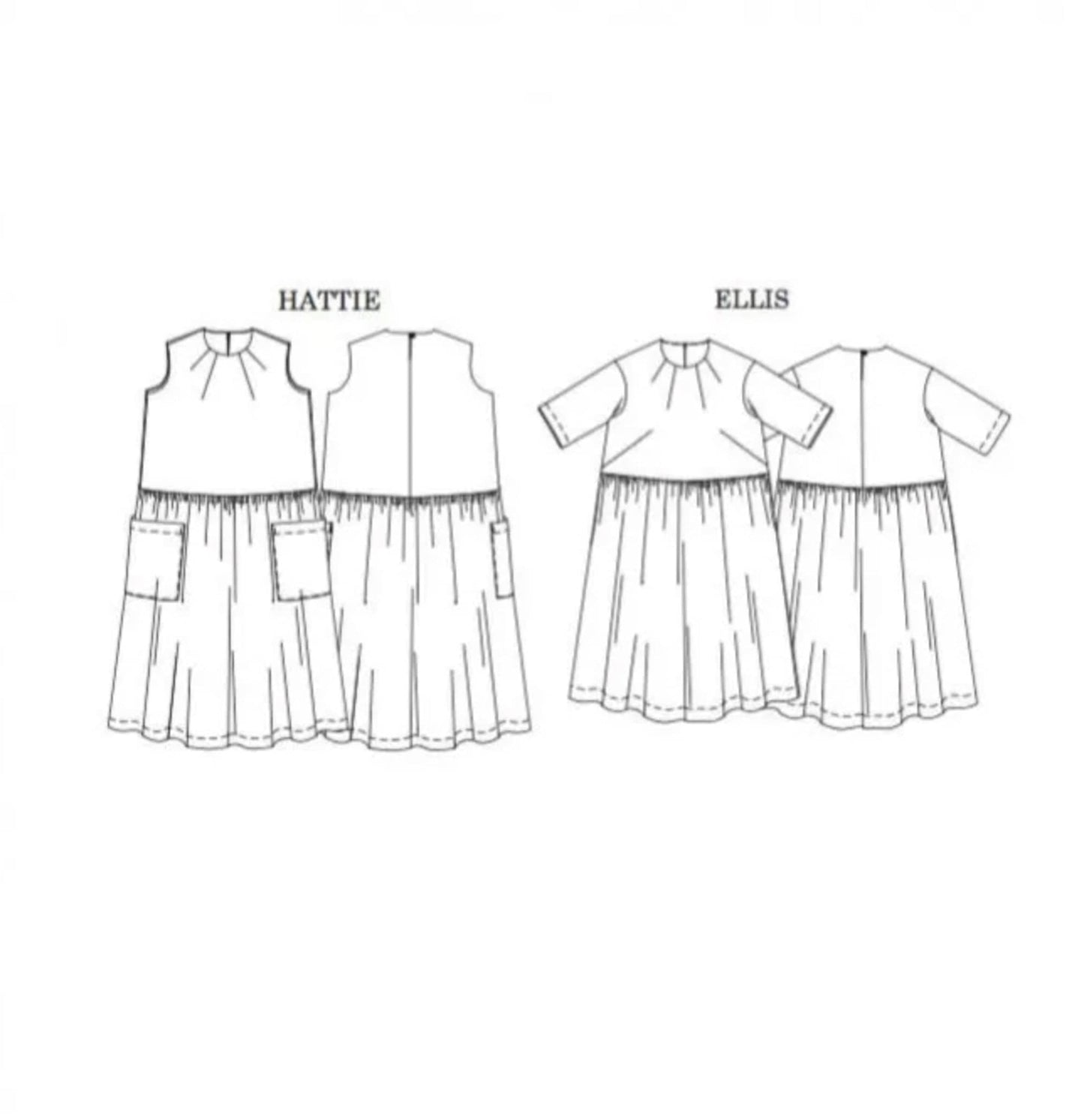 Merchant & Mills Sewing Pattern: Hattie & Ellis
