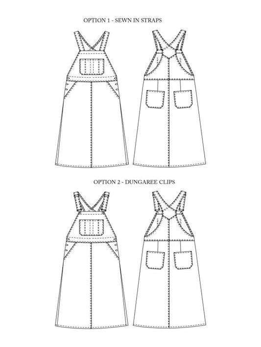 Merchant & Mills Sewing Pattern: Margo Pinafore Dress