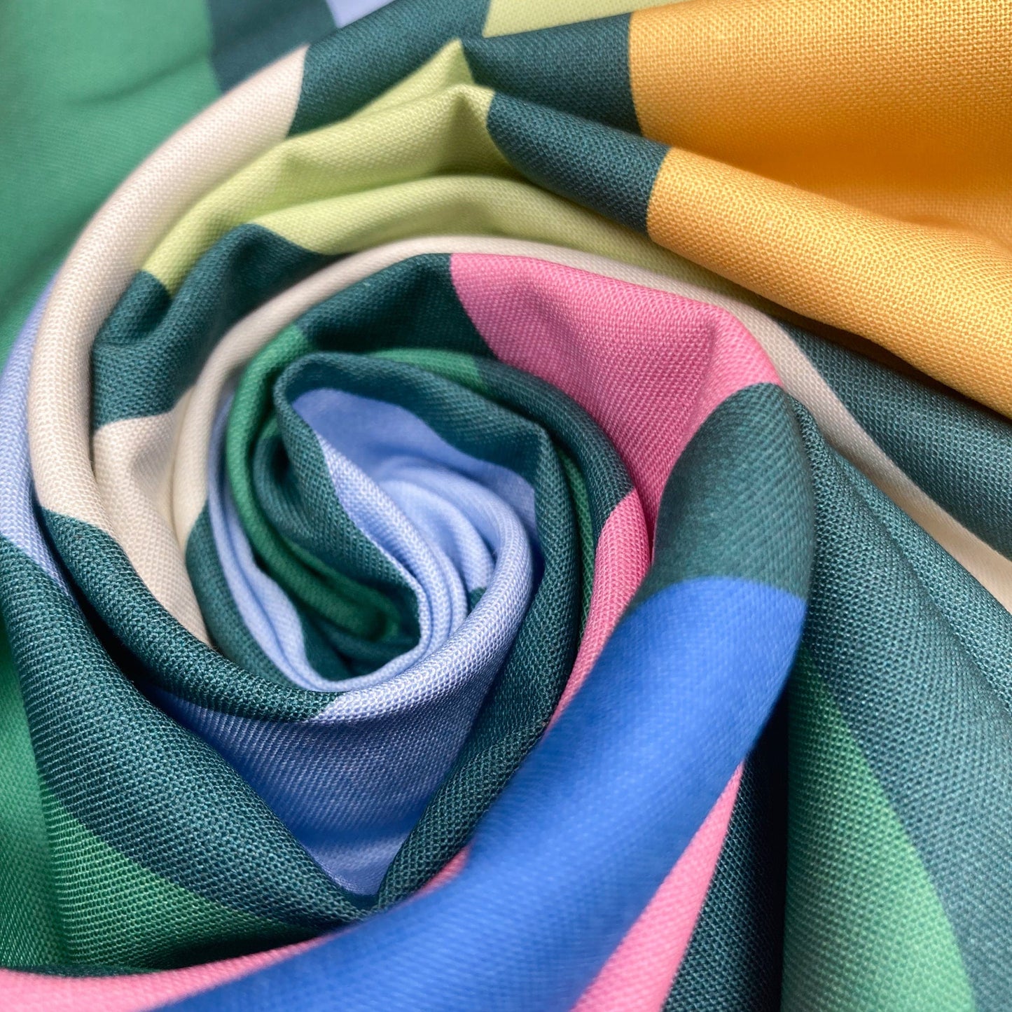 Moda Emily van Hoff 'Groove' Quilting Cotton Stripe in 'Moody Multi'