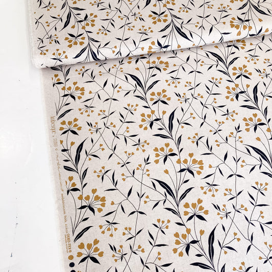 Moda Fabrics 'Arabesque' Mochi Linen 'Highland' in Angel