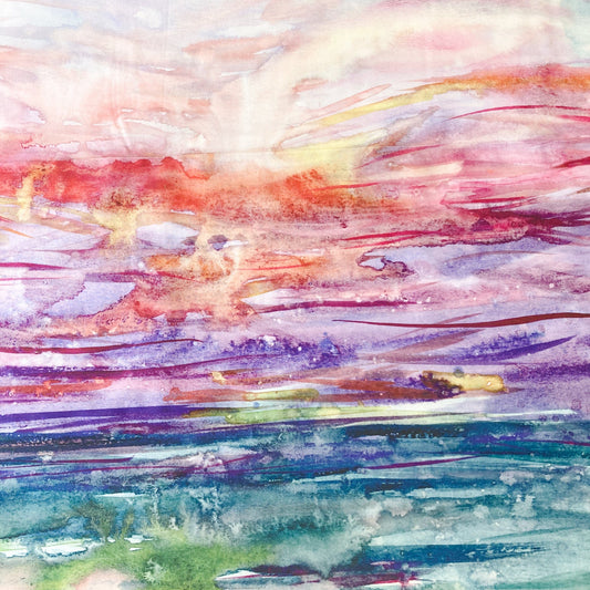 Moda 'Summertide' Quilting Cotton Border Print