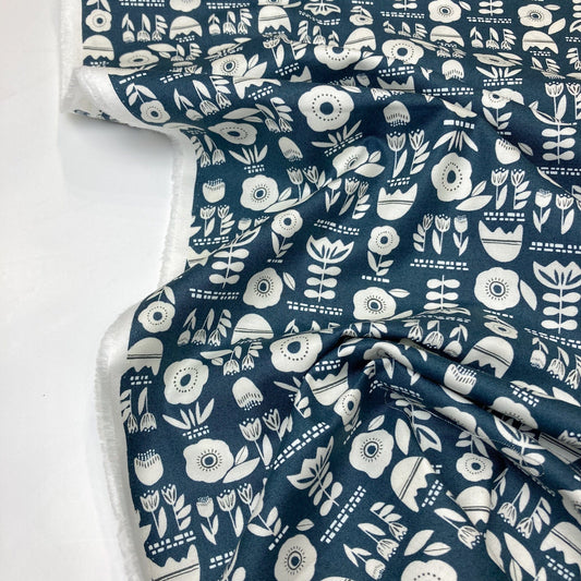 Moda 'Folk & Lore' Quilting Cotton 'Posy Plot'