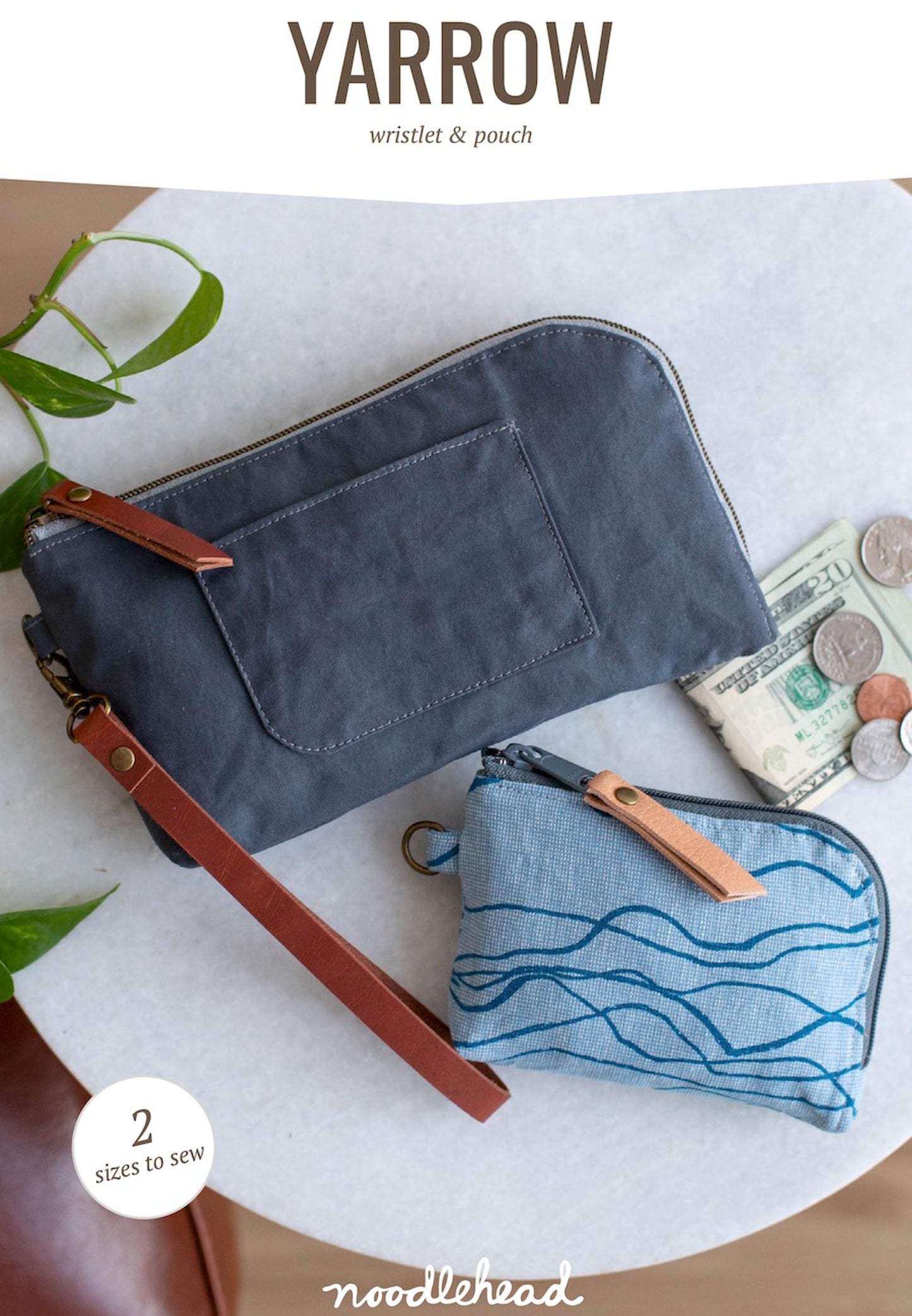 Noodlehead: Yarrow Wristlet & Pouch