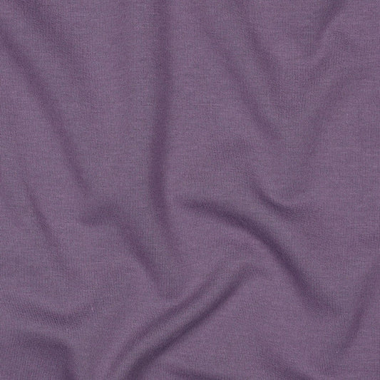 Organic Cotton Fleece-Backed Jersey in Lavender