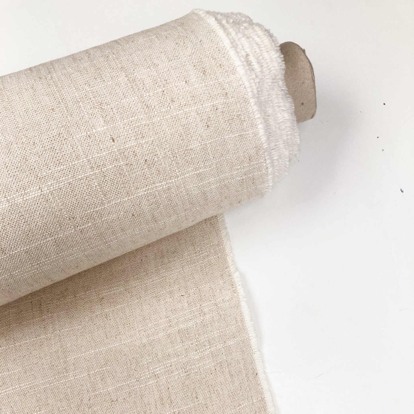 Heavy Slub UK Linen in Oatmeal