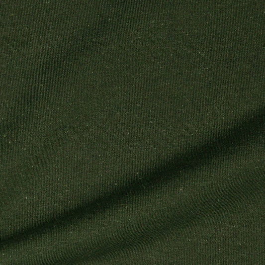 Recycled Cotton Mix Fleece-Backed Jersey in Pickle