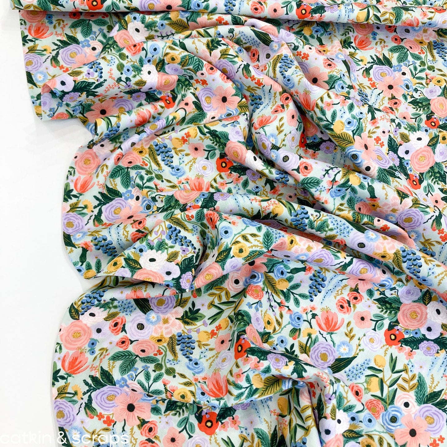 Rifle Paper Co. 'Orchard' Rayon 'Petite Garden Party' Mint