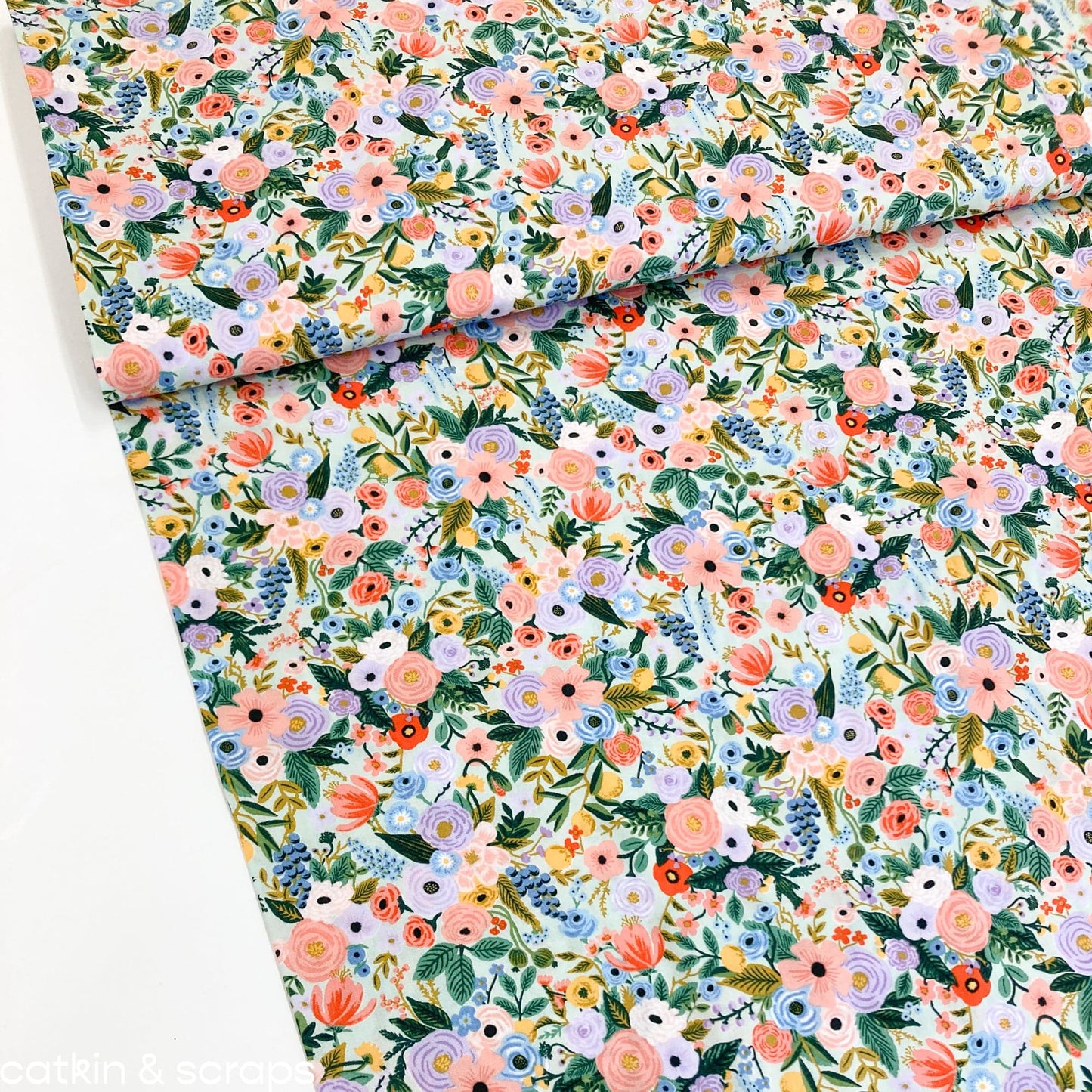 Rifle Paper Co. 'Orchard' Rayon 'Petite Garden Party' Mint