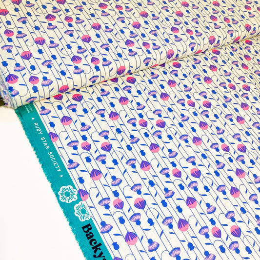 Ruby Star Society 'Backyard' Quilting Cotton 'Arches' in Twilight