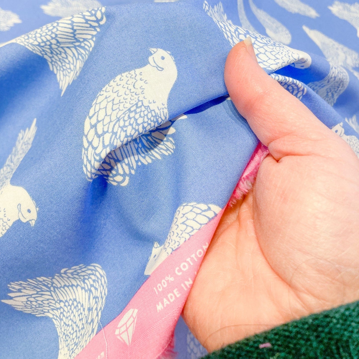 Ruby Star Society 'Backyard' Quilting Cotton 'Chicken' in Dusk