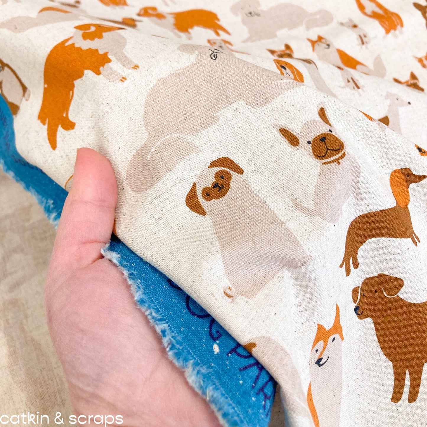 Ruby Star Society 'Dog Park': 'Dog Medley' Canvas in Natural