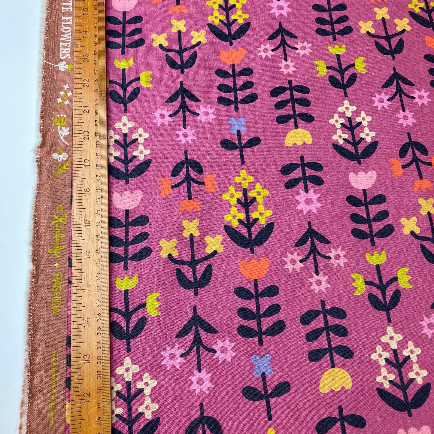 Ruby Star Society 'Favourite Flowers': 'Meadow Canvas' in Wildflower