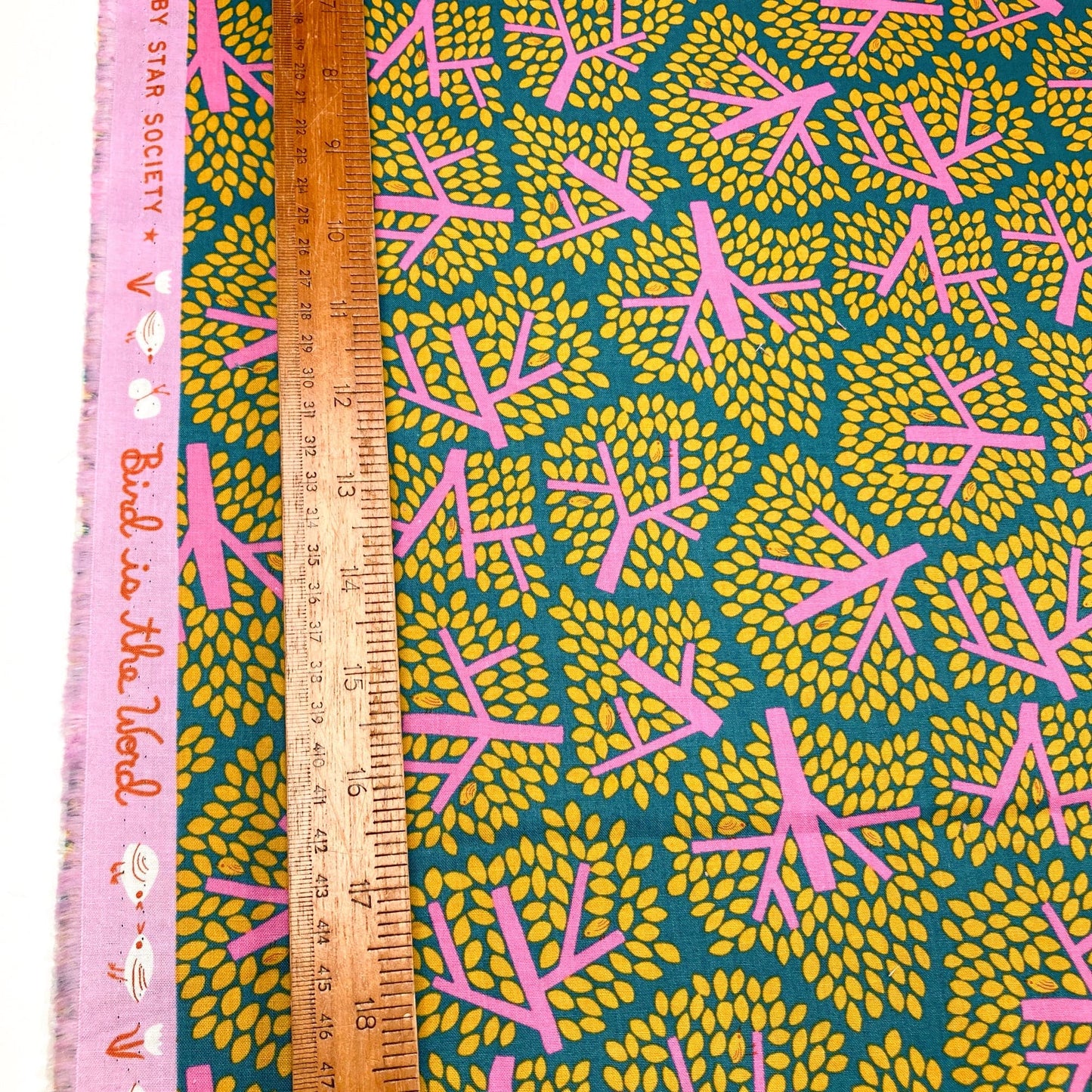 Ruby Star Society 'Bird is the Word' Quilting Cotton 'Canopy' in Storytime