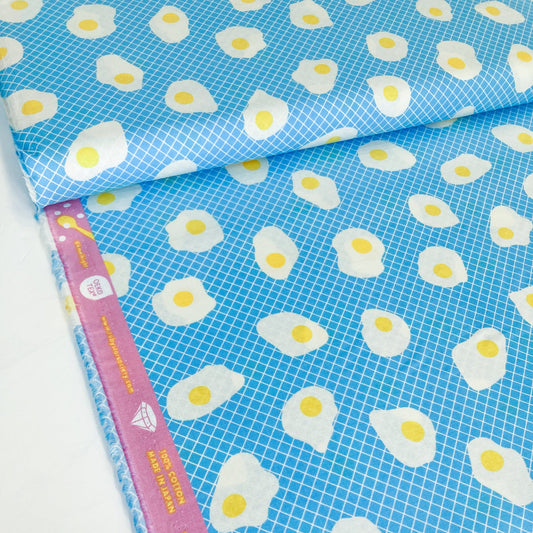 Ruby Star Society 'Egg and Friends' Quilting Cotton 'Fried Eggs' in Altitude