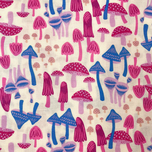 Ruby Star Society 'Hello Alice' Quilting Cotton 'Mushroom Land' in Shell