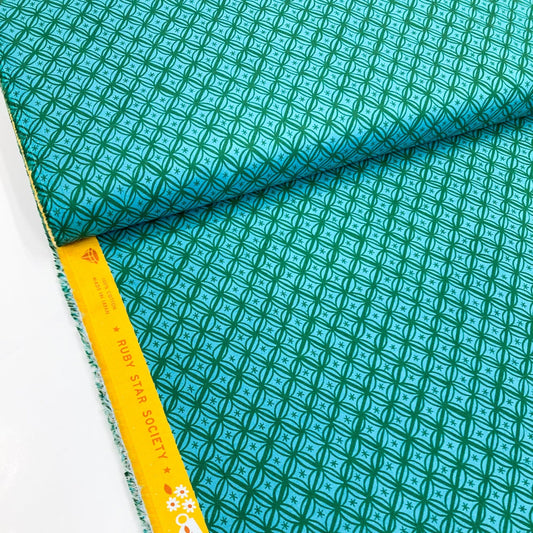 Ruby Star Society 'Camellia' Quilting Cotton 'Macramé' in Succulent