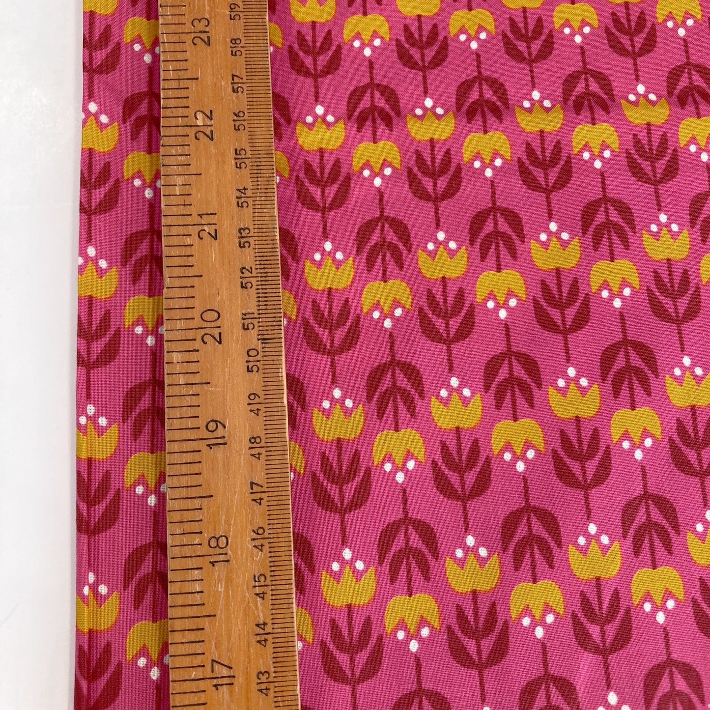 Ruby Star Society 'Woodland Park' Quilting Cotton 'Pick Guard' in Cerise