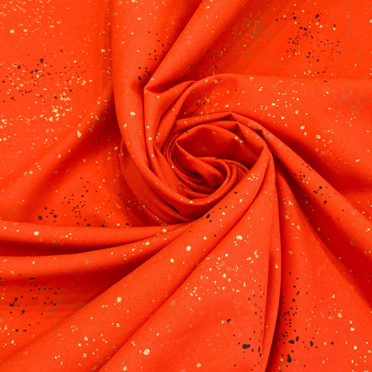 Ruby Star Society 'Speckled' Quilting Cotton in 'Poinsettia' (Metallic)
