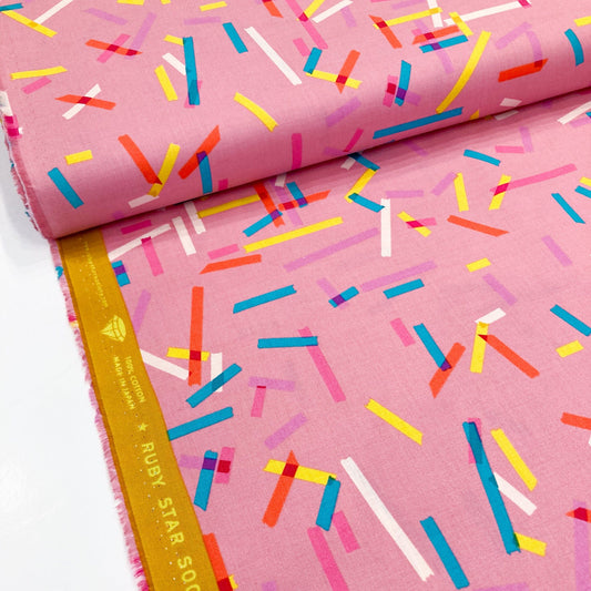 Ruby Star Society 'Salutations' Quilting Cotton 'Washi' in Plum