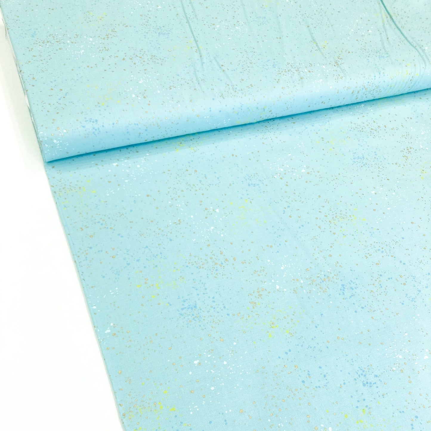 Ruby Star Society 'Speckled' Quilting Cotton in 'Polar' (Metallic)