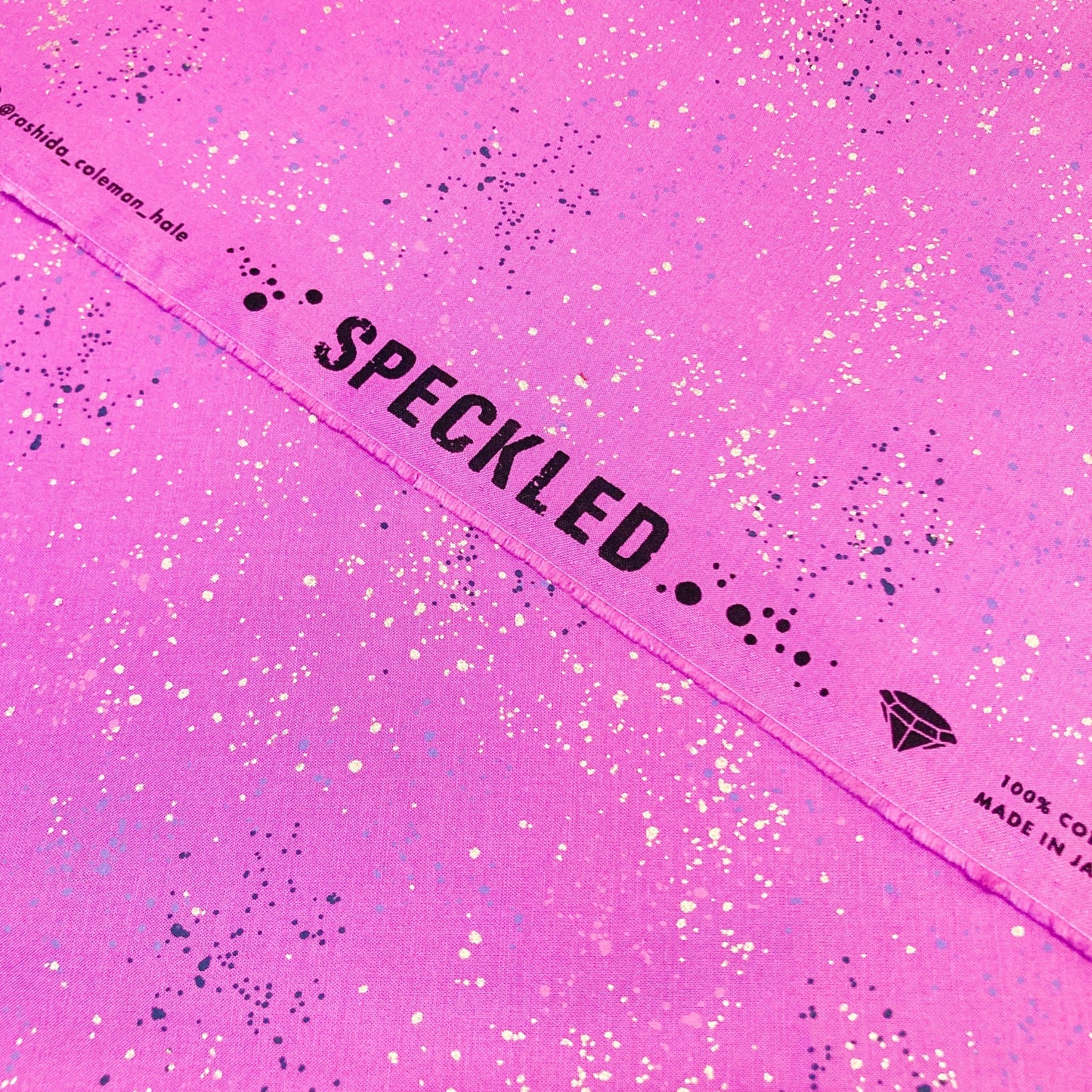 Ruby Star Society 'Speckled' Quilting Cotton in 'Witchy' (Metallic)