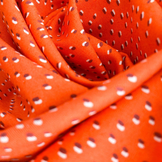 Ruby Star Society 'Strawberry and Friends' Quilting Cotton 'Seeds' in Warm Red