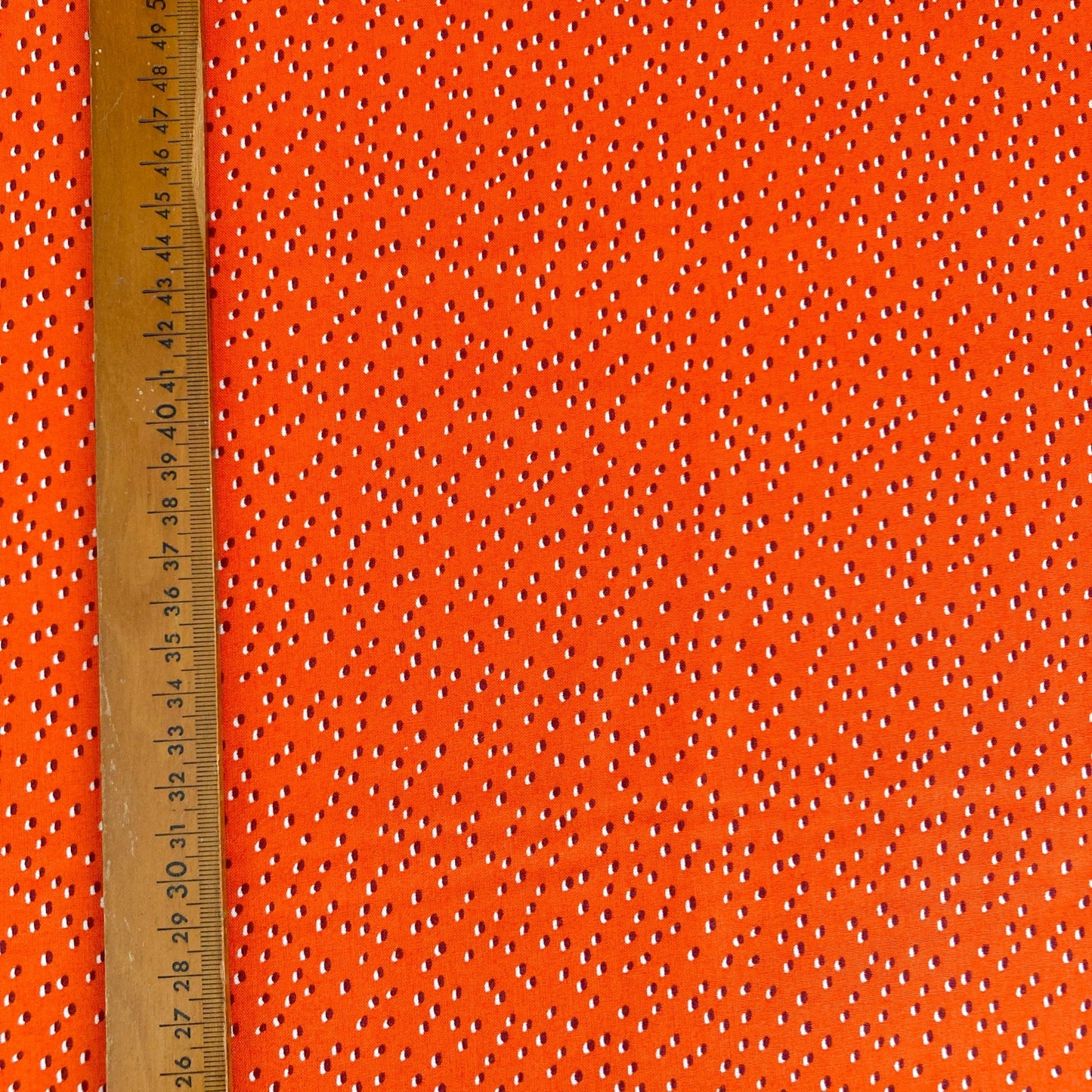 Ruby Star Society 'Strawberry and Friends' Quilting Cotton 'Seeds' in Warm Red