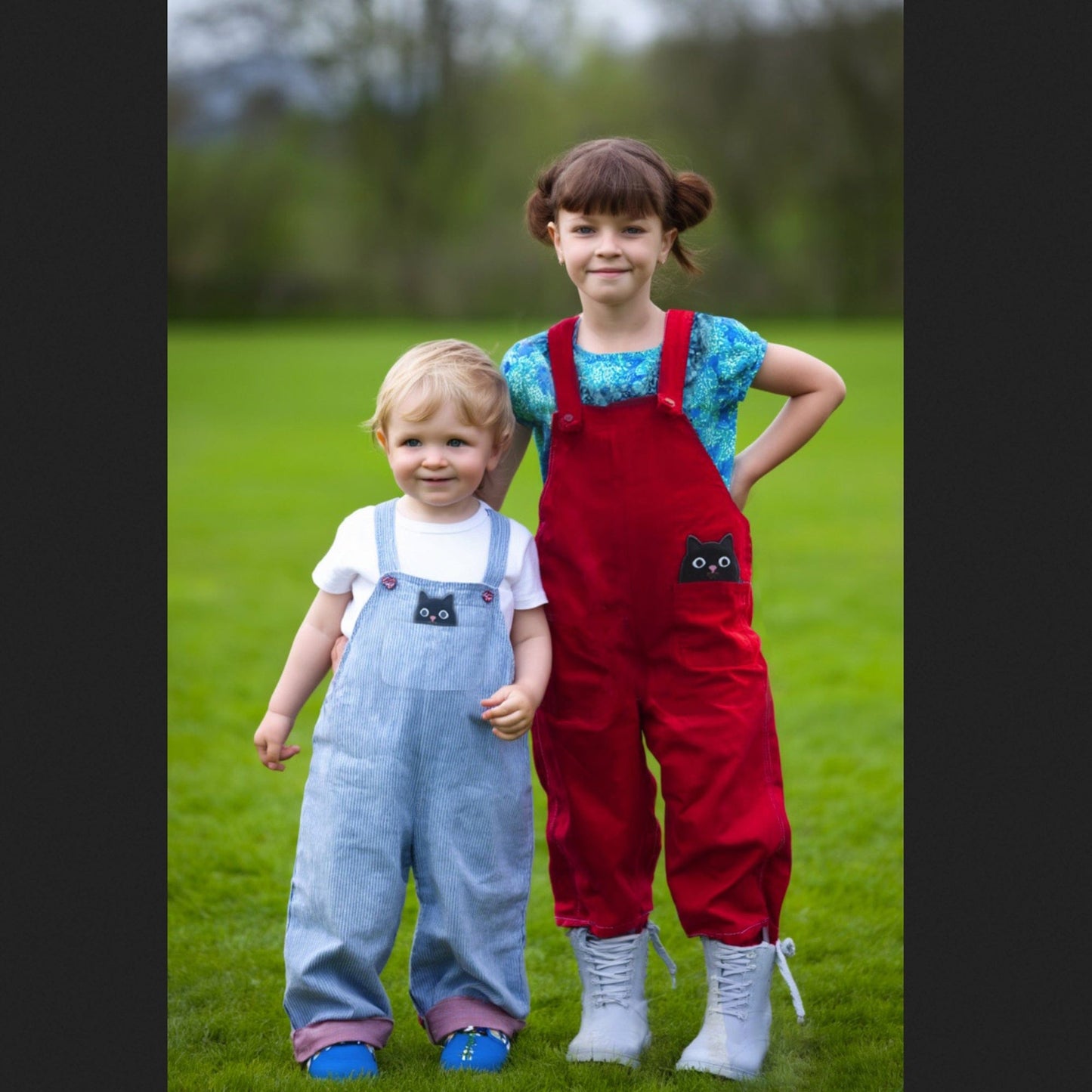 Sew Different: Mini-Me Peekaboo Dungarees