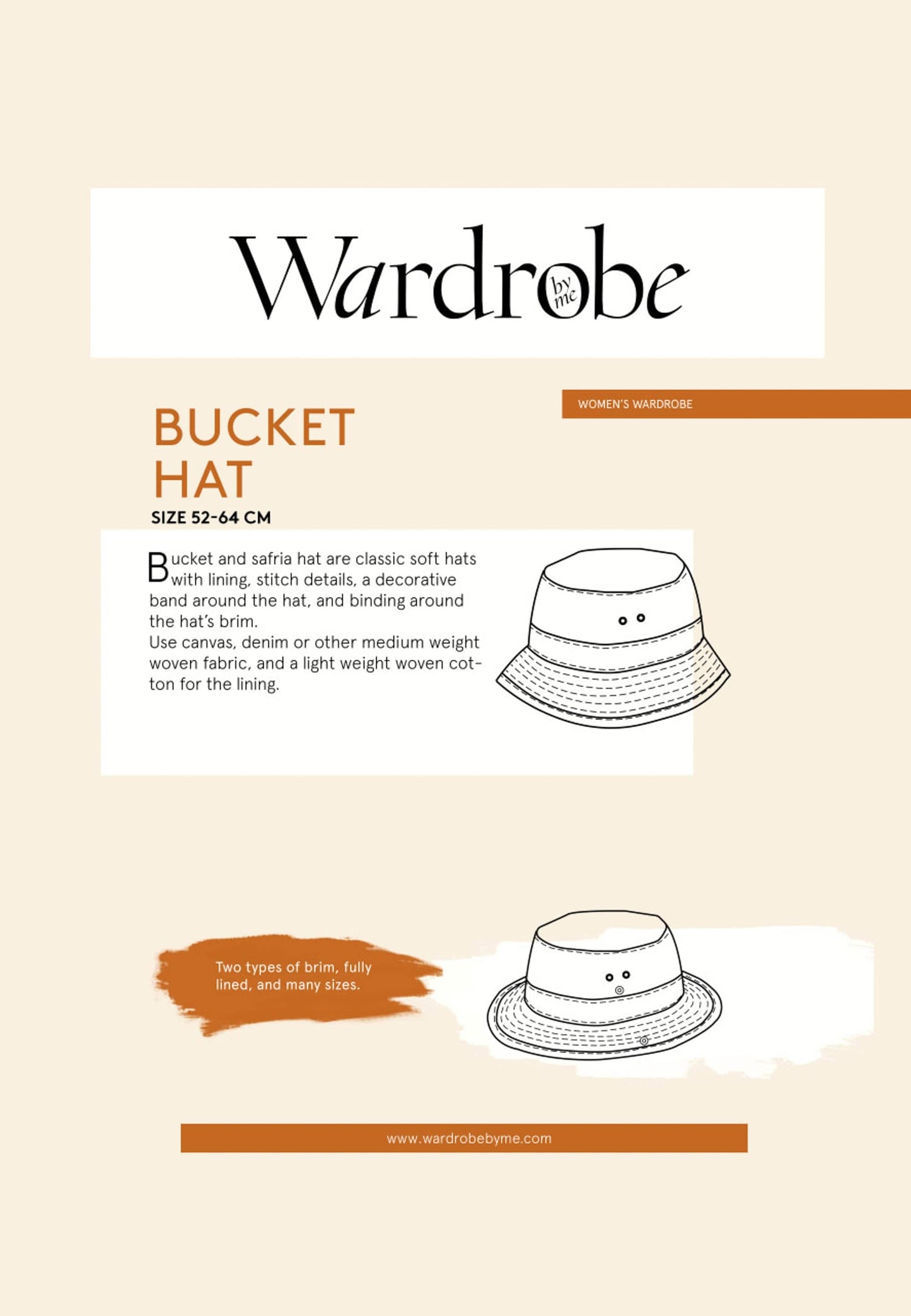 Wardrobe By Me: Bucket Hat / Safari Hat