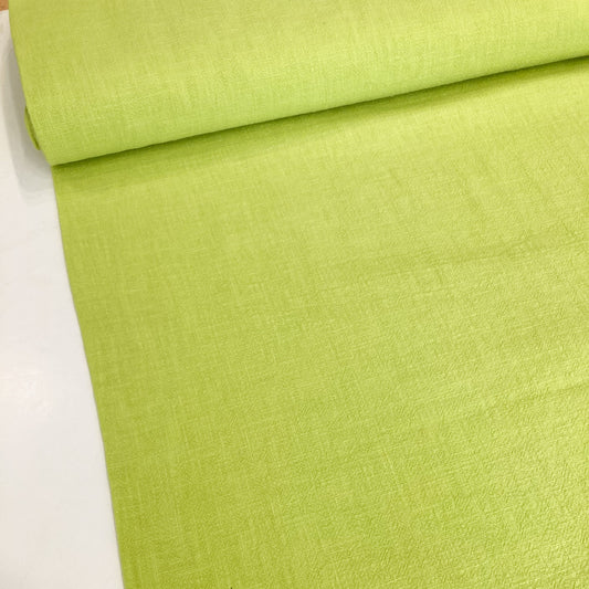 Stonewashed Linen in Chartreuse