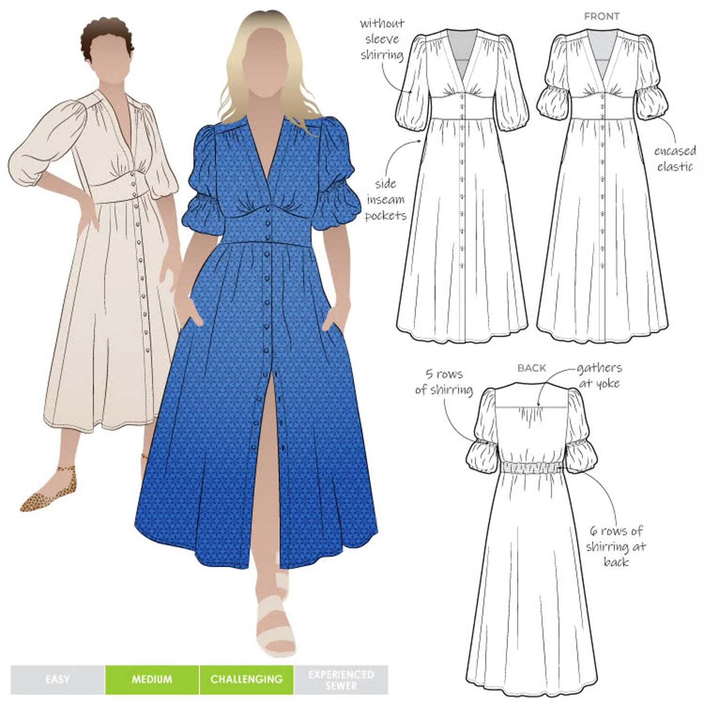 Style Arc: Belle Woven Dress