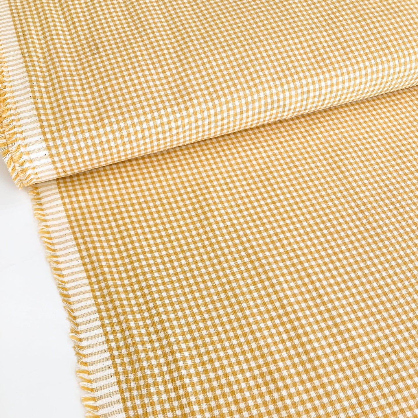 Tilda Quilt Collection 'Gingham' in Mustard Yellow